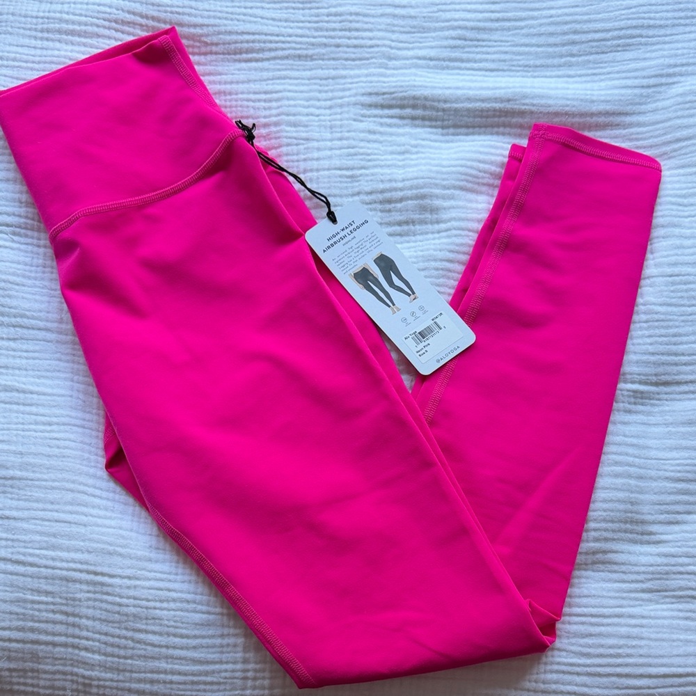 ALO Yoga Hot Pink Leggings